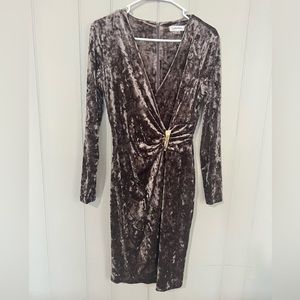 Calvin Klein Suede Dress